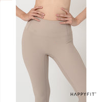 HAPPYFIT Pleated High Waist Leggings HAPPYFIT