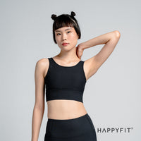 HAPPYFIT Pleated Sports Bra HAPPYFIT