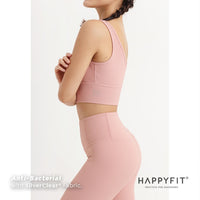 HAPPYFIT Pleated Sports Bra HAPPYFIT