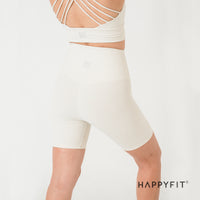 HAPPYFIT Pleats Biker Shorts HAPPYFIT