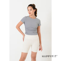 HAPPYFIT Pleats Biker Shorts HAPPYFIT