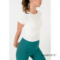 HAPPYFIT Pleats Drawstring Top HAPPYFIT