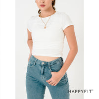 HAPPYFIT Pleats Drawstring Top HAPPYFIT