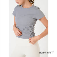 HAPPYFIT Pleats Drawstring Top HAPPYFIT