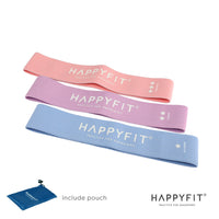 HAPPYFIT Resistance Loop Bands Woven (3 Pcs) HAPPYFIT