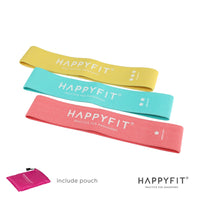 HAPPYFIT Resistance Loop Bands Woven (3 Pcs) HAPPYFIT