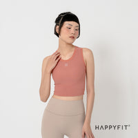 HAPPYFIT Ribbed Align Tank Bra HAPPYFIT