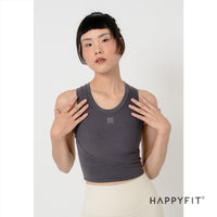 HAPPYFIT Ribbed Align Tank Bra HAPPYFIT