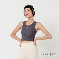 HAPPYFIT Ribbed Align Tank Bra HAPPYFIT