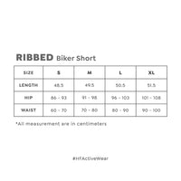 HAPPYFIT Ribbed High Waist Biker Shorts HAPPYFIT