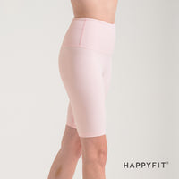 HAPPYFIT Ribbed High Waist Biker Shorts HAPPYFIT