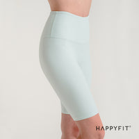 HAPPYFIT Ribbed High Waist Biker Shorts HAPPYFIT