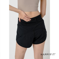 HAPPYFIT Rush And Run Mid Short Pants HAPPYFIT