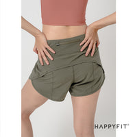 HAPPYFIT Rush And Run Mid Short Pants HAPPYFIT