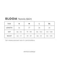 HAPPYFIT Skirt Tennis Bloom HAPPYFIT