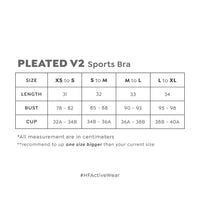 HAPPYFIT Sports Bra Pleated V2 HAPPYFIT