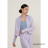 HAPPYFIT Uv Protection Crop Jacket Cloudy Comfort HAPPYFIT