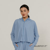 HAPPYFIT Uv Protection Crop Jacket Cloudy Comfort HAPPYFIT