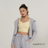 HAPPYFIT Uv Protection Crop Jacket Cloudy Comfort HAPPYFIT