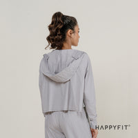 HAPPYFIT Uv Protection Crop Jacket Cloudy Comfort HAPPYFIT