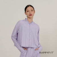 HAPPYFIT Uv Protection Crop Jacket Cloudy Comfort HAPPYFIT