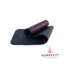 HAPPYFIT Yoga Mat Nbr 10mm Motif + Strap HAPPYFIT