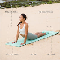 HAPPYFIT Yoga Mat Nbr 10mm Pastel + Bag HAPPYFIT