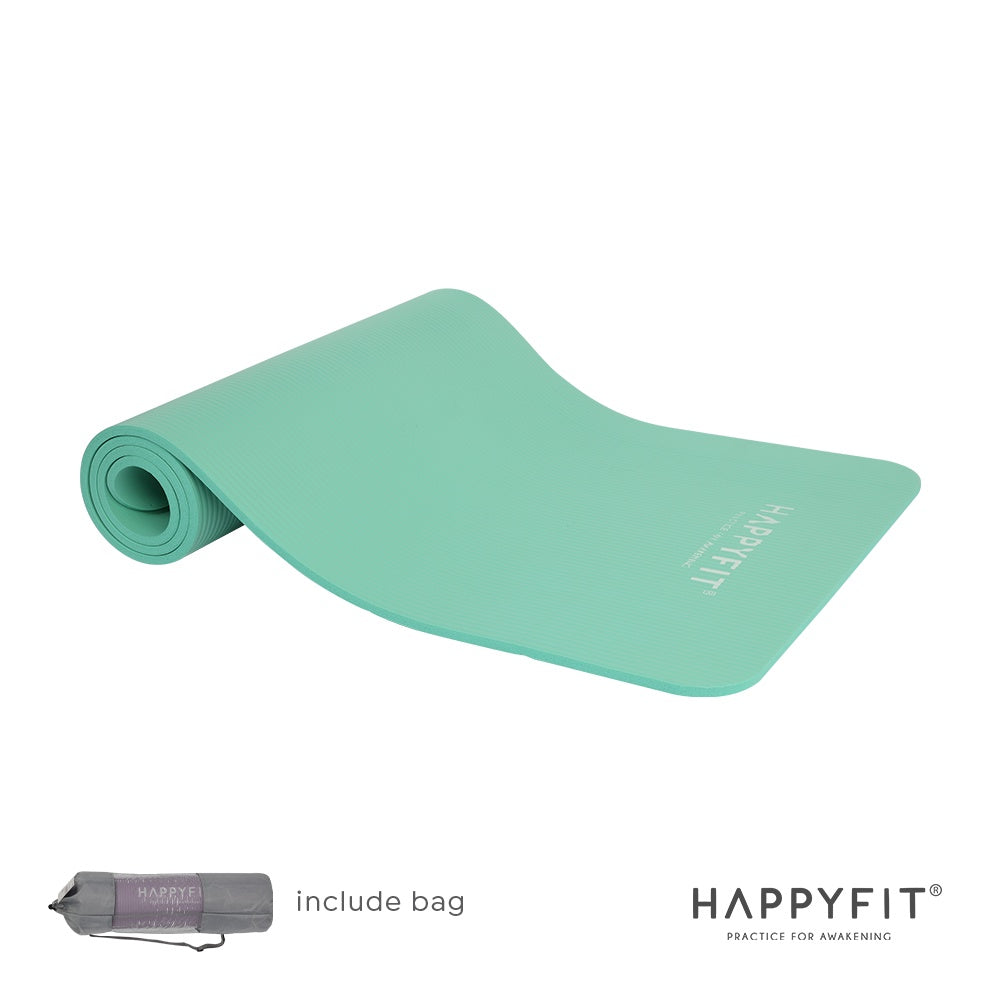 HAPPYFIT Yoga Mat Nbr 10mm Pastel + Bag HAPPYFIT