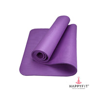 HAPPYFIT Yoga Mat Nbr 10mm Polos + Strap HAPPYFIT