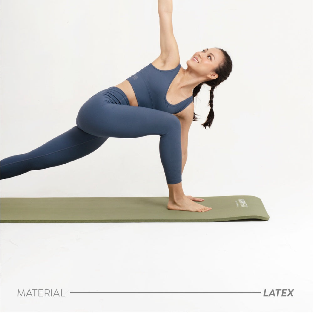 HAPPYFIT Yoga Mat Nbr 15mm Polos + Strap