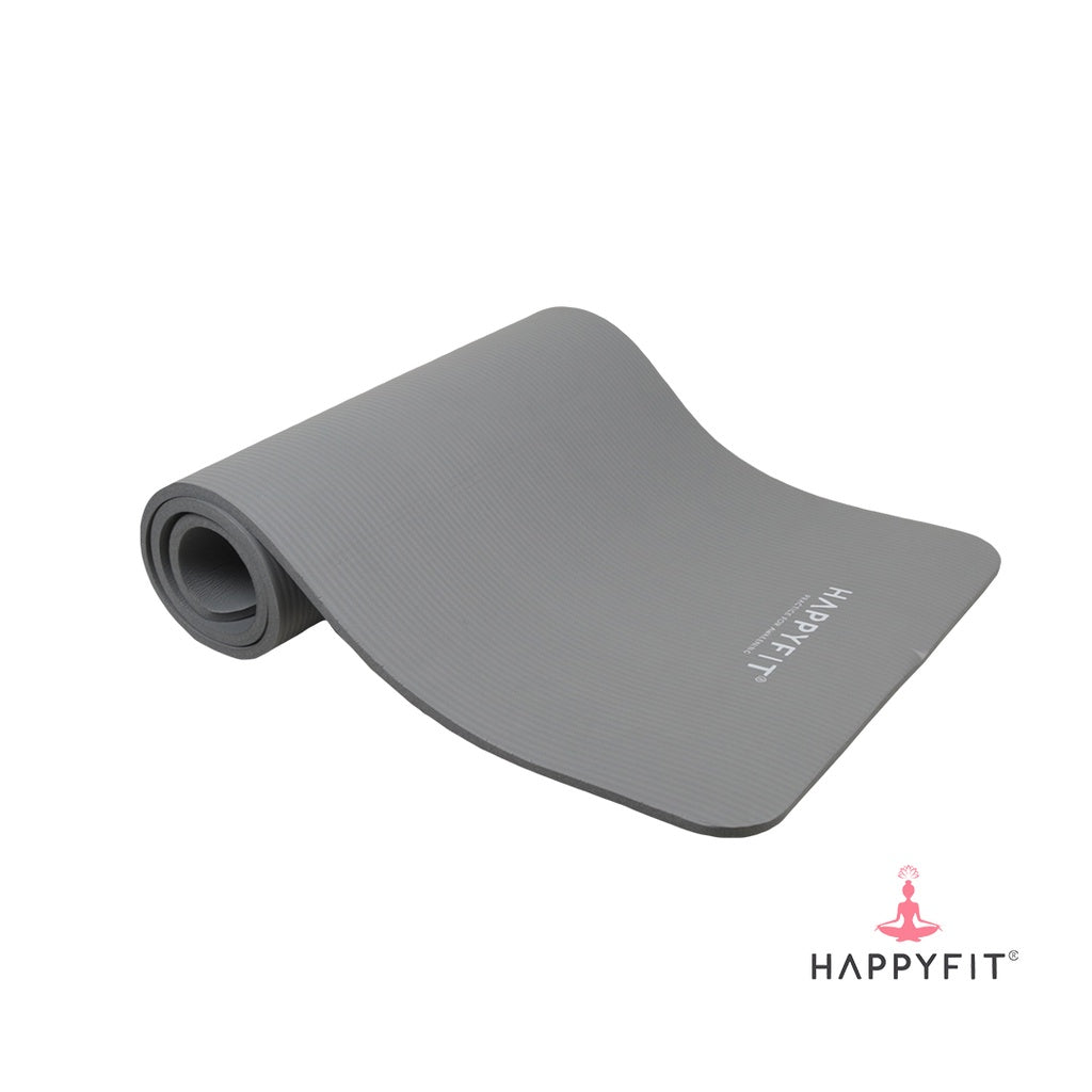 HAPPYFIT Yoga Mat Nbr 15mm Polos + Strap HAPPYFIT