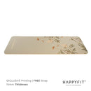 HAPPYFIT Yoga Mat Nbr 15mm Printing + Strap HAPPYFIT