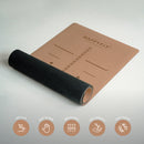 HAPPYFIT Yoga Mat Premium Cork 4mm HAPPYFIT
