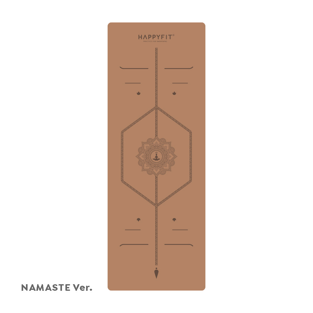 HAPPYFIT Yoga Mat Premium Cork 4mm HAPPYFIT