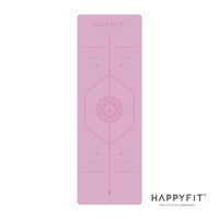 HAPPYFIT Yoga Mat Premium PU 5mm Align HAPPYFIT