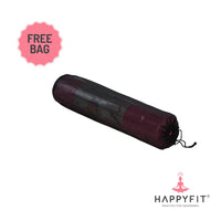 HAPPYFIT Yoga Mat Pvc 6mm Polos + Bag HAPPYFIT