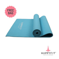 HAPPYFIT Yoga Mat Pvc 6mm Polos + Bag HAPPYFIT