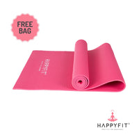 HAPPYFIT Yoga Mat Pvc 6mm Polos + Bag HAPPYFIT