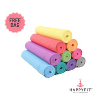 HAPPYFIT Yoga Mat Pvc 6mm Polos + Bag HAPPYFIT