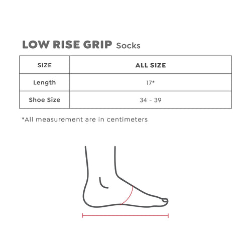 HAPPYFIT Low Rise Grip Socks