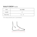 HAPPYFIT Half Crew Socks