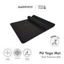 HAPPYFIT Yoga Mat Premium PU 5mm Align