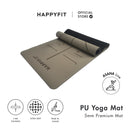 HAPPYFIT YOGAMAT PREMIUM PU 5mm ASANA