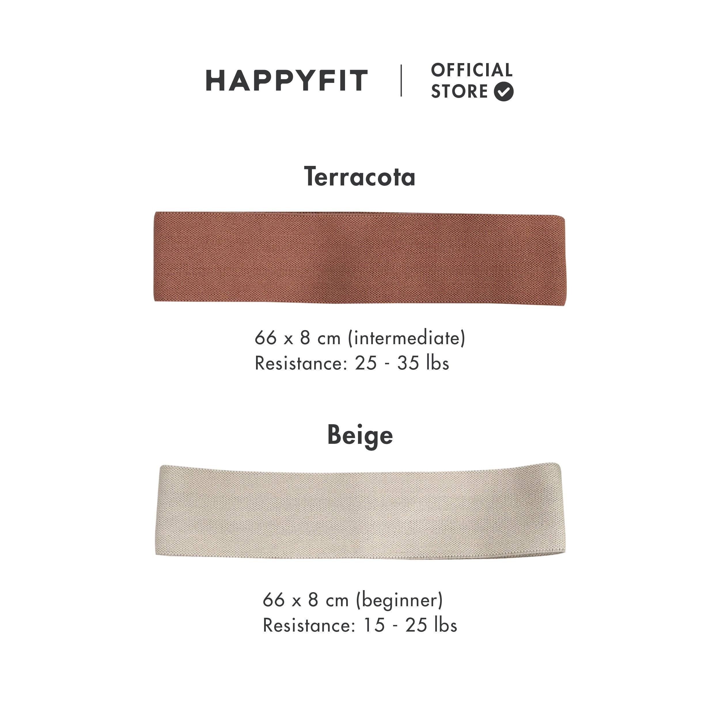 HAPPYFIT Resistance Hip Bands