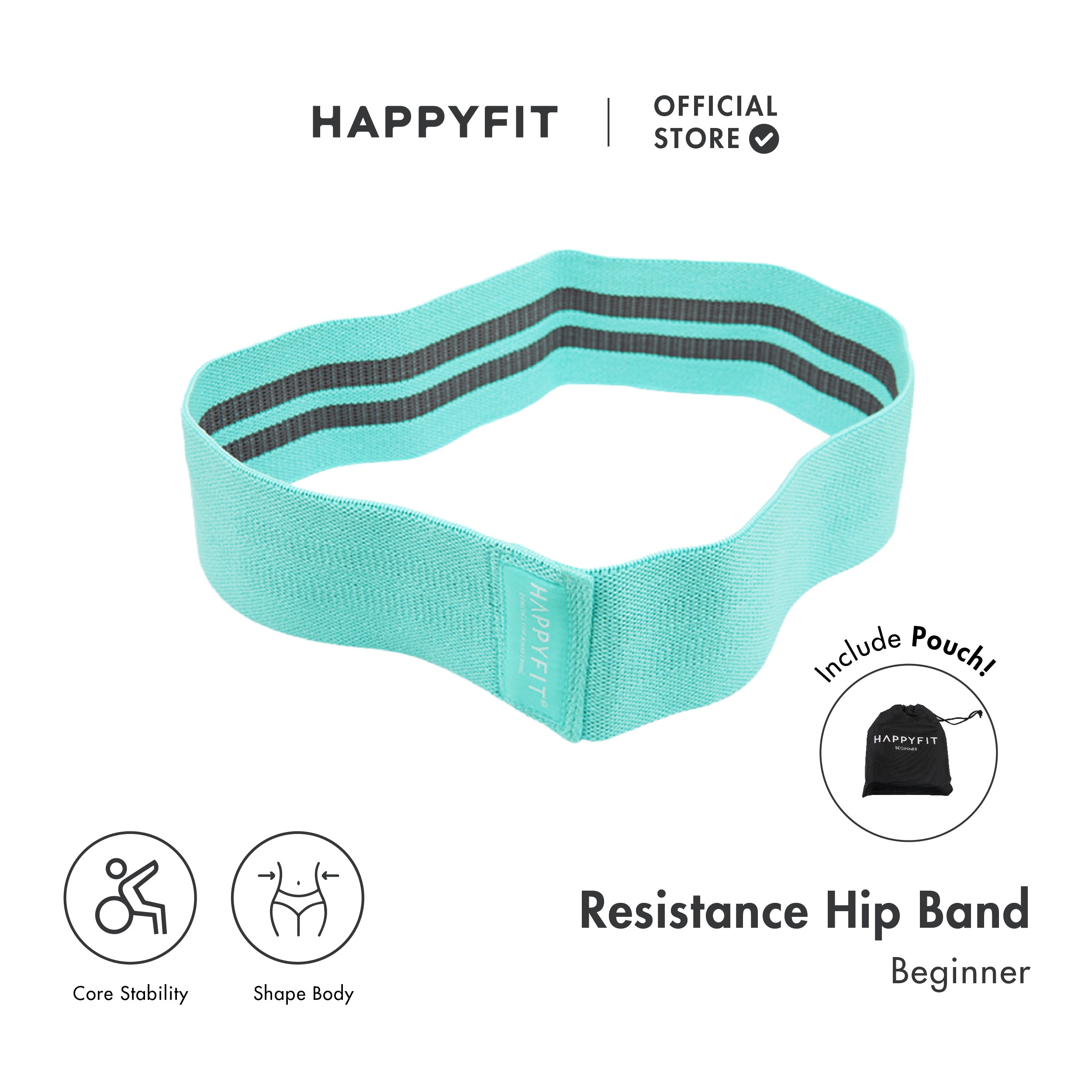 HAPPYFIT Resistance Hip Bands