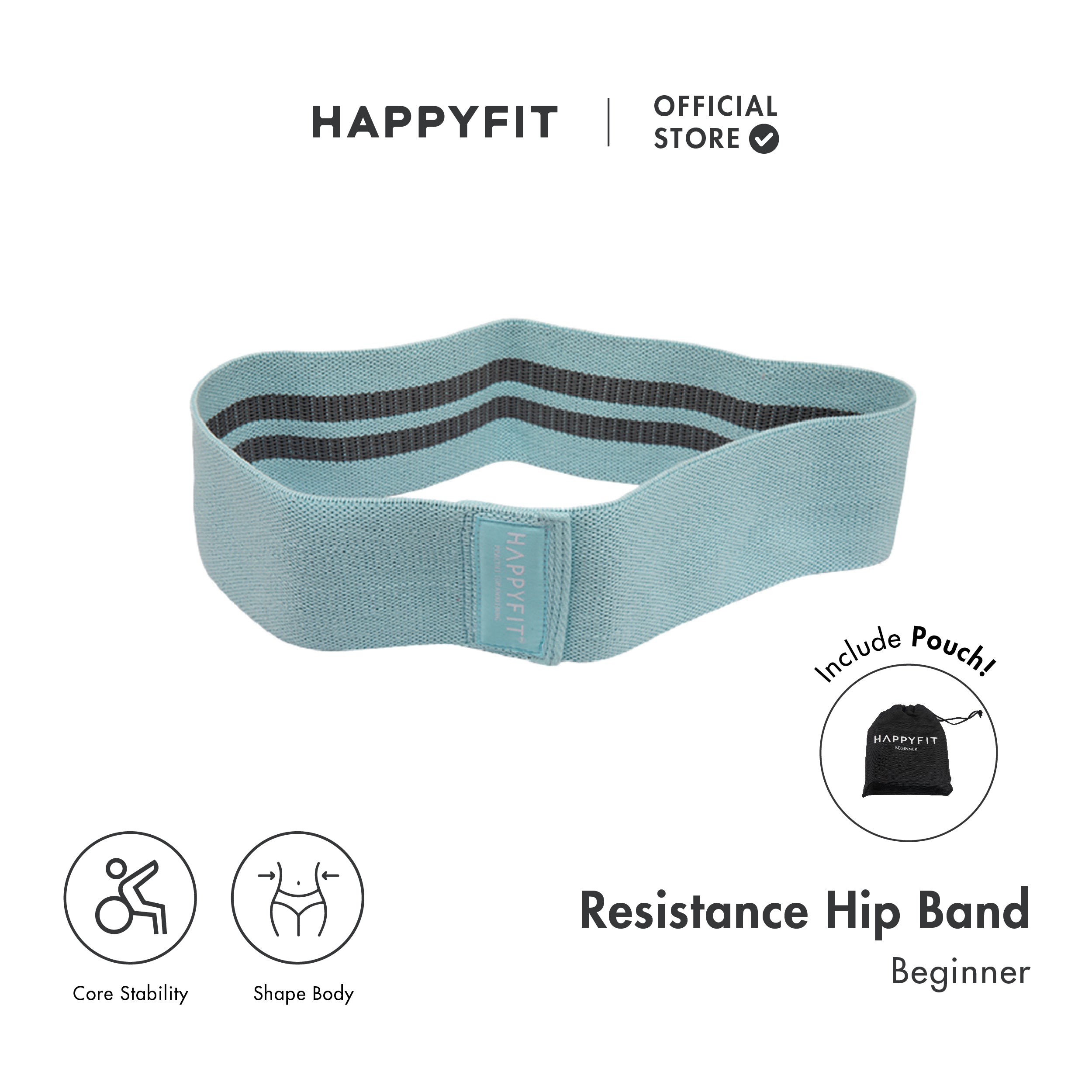 HAPPYFIT Resistance Hip Bands