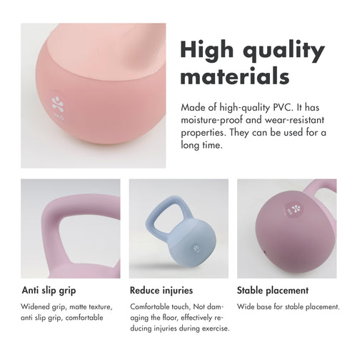 HAPPYFIT SOFT KETTLEBELL 4KG - PINK