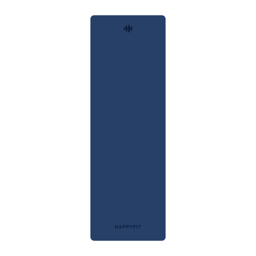 HAPPYFIT [Free Strap] Yoga Mat Tpe Eco Friendly 4mm Reversible