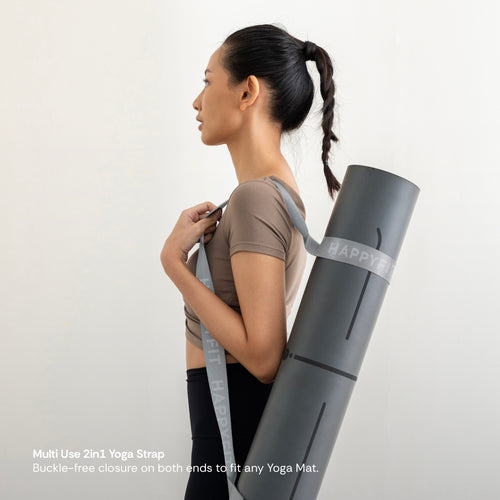 HAPPYFIT Multi Use 2in1 Yoga Strap