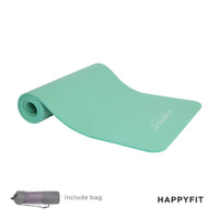 HAPPYFIT Yoga Mat Nbr 10mm Pastel + Bag